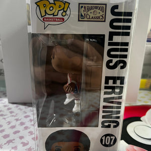 Funko Pop Vinyl Basketball NY Nets Julius Erving #107 FRENLY BRICKS - Open 7 Days