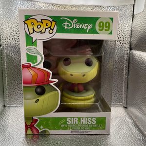 Sir Hiss Pop 99 - Disney Robin Hood Funko Pop! Vinyl 2014 Vaulted + Protector FRENLY BRICKS - Open 7 Days