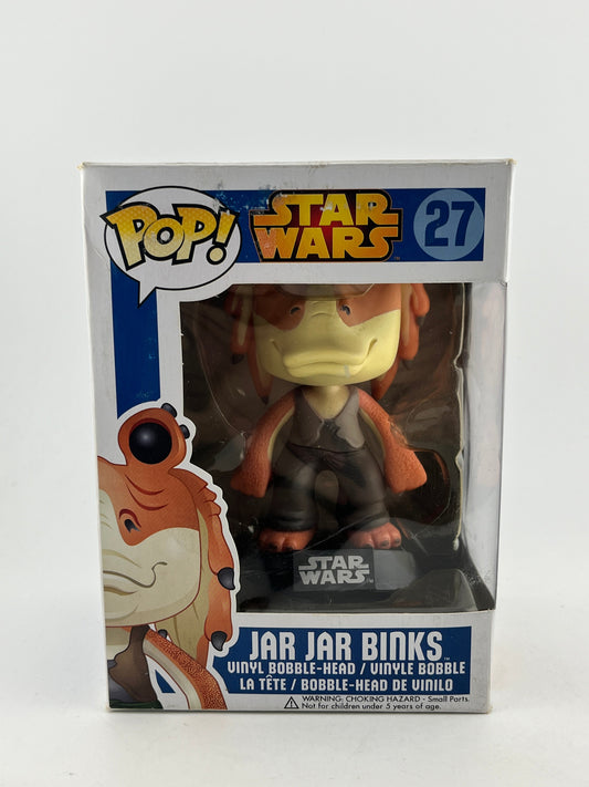 Funko POP! Star Wars - Jar Jar Binks #27 - Rare Vinyl Collectable FRENLY BRICKS - Open 7 Days