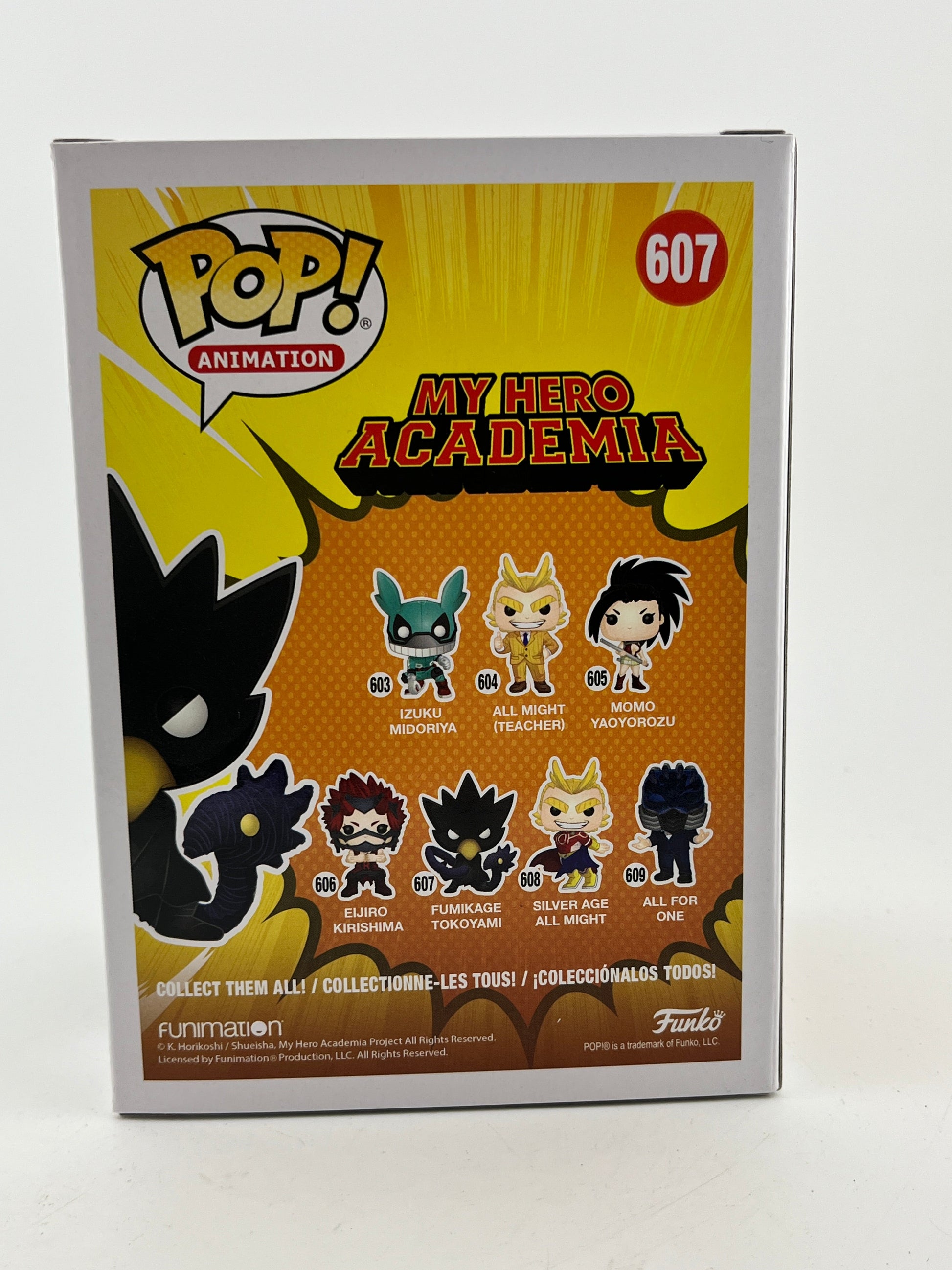 Funko POP! Animation My Hero Academia - Fumikage Tokoyami #607 - Vinyl Collectable FRENLY BRICKS - Open 7 Days