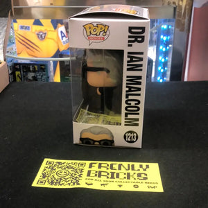 Funko POP! Movies : Jurassic World #1213 - Dr. Ian Malcolm - Jeff Goldblum FRENLY BRICKS - Open 7 Days