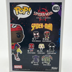Funko POP! Spider-Man Into The Spiderverse - Miles Morales #403 - Vinyl Collectable FRENLY BRICKS - Open 7 Days
