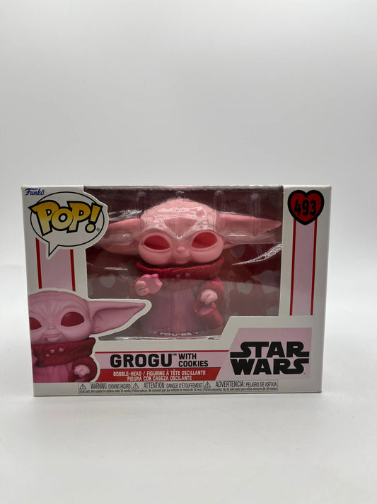 Funko POP! Star Wars Grogu With Cookies #493 - Valentines Edition FRENLY BRICKS - Open 7 Days