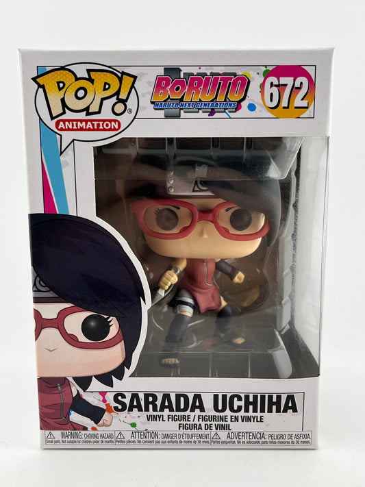 Funko POP! Animation Boruto - Sarada Uchina #672 - Vinyl Collectable FRENLY BRICKS - Open 7 Days