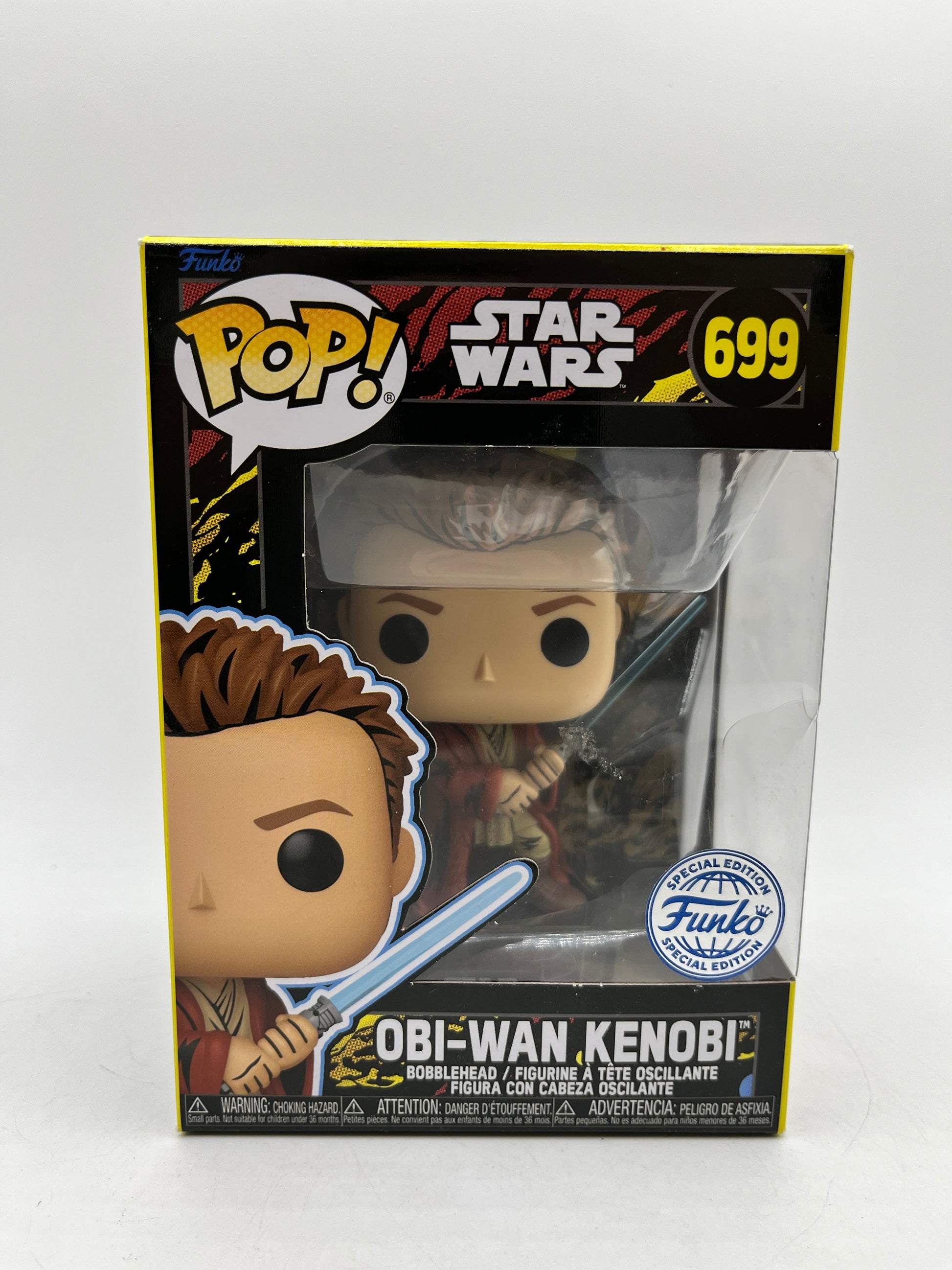 Funko POP! Star Wars - Obi-Wan Kenobi #699 - Special Edition FRENLY BRICKS - Open 7 Days