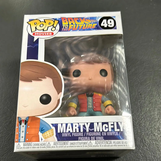 Funko Pop Movies Back to the Future #49 Marty McFly Vinyl FRENLY BRICKS - Open 7 Days