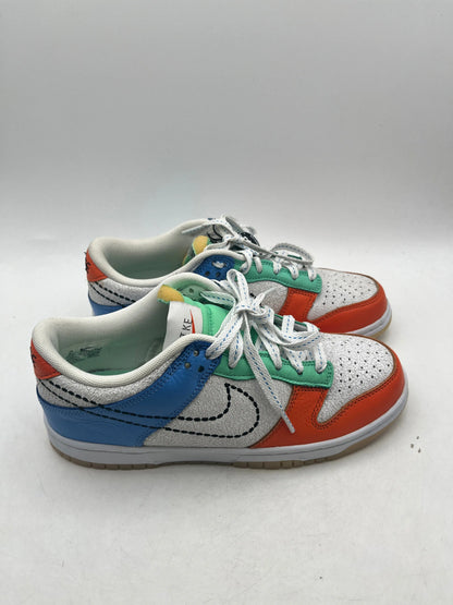 Nike Dunk Low GS 101 White Black Safety Orange DX3363-100 Size 6Y / 7.5 Wmns - New Condition FRENLY BRICKS - Open 7 Days