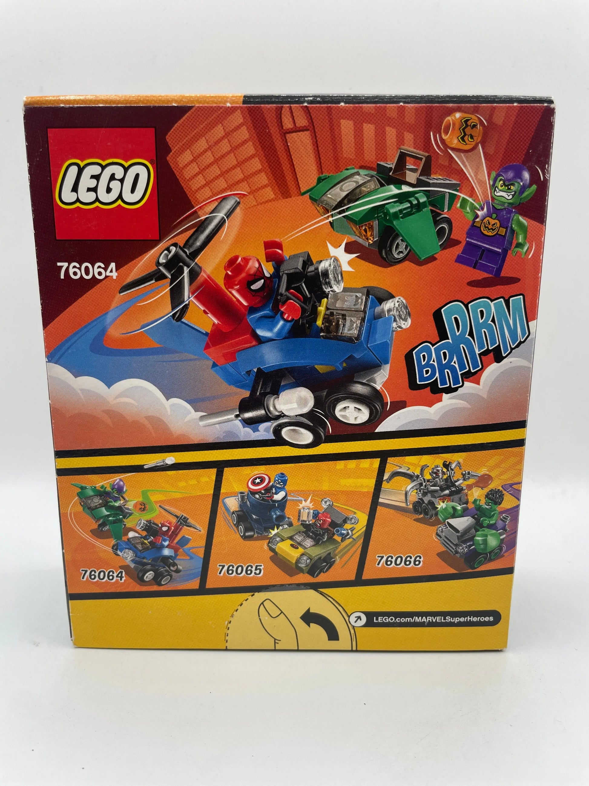 LEGO MARVEL set - 76064 Mighty Micros: Spider-Man vs. Green Goblin - Sealed FRENLY BRICKS - Open 7 Days