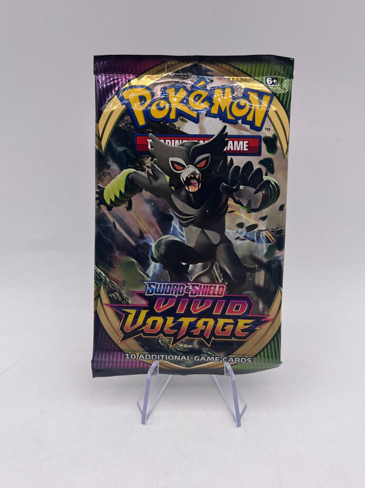 Pokemon TCG Sword & Shield Vivid Voltage Art Set 4 Booster Packs FRENLY BRICKS - Open 7 Days