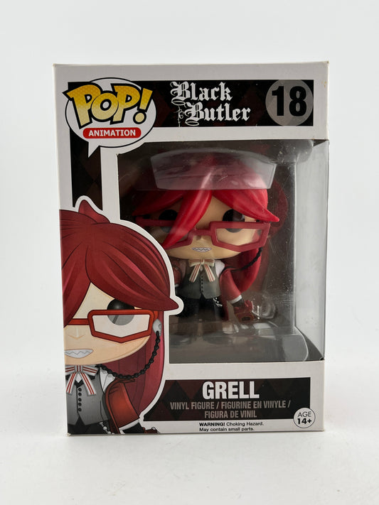 Funko POP! Animation Black Butler - Grell #18 - Vinyl Collectable FRENLY BRICKS - Open 7 Days