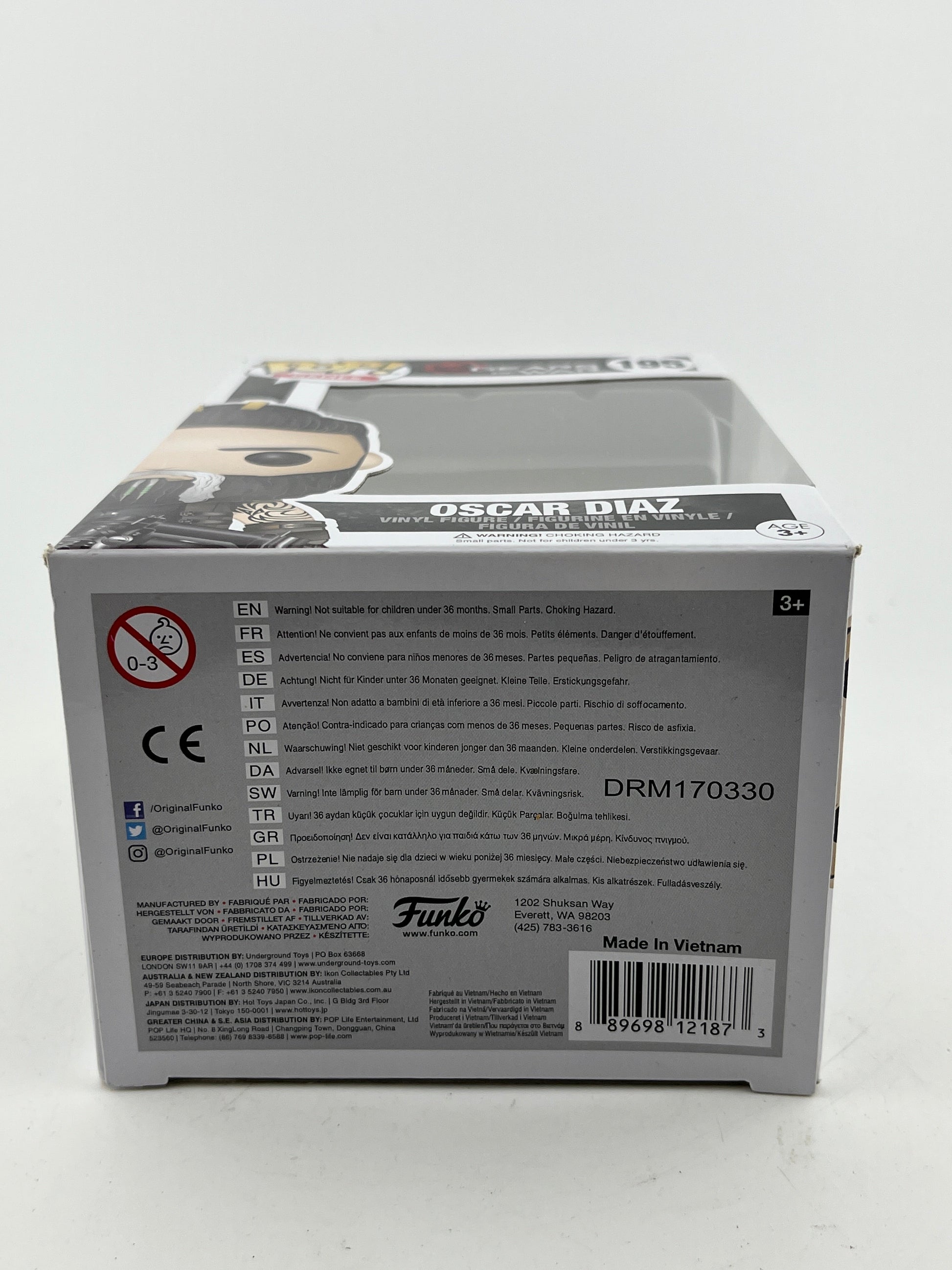 Funko POP! Games Gears Or War - Oscar Diaz #195 - Vinyl Collectable FRENLY BRICKS - Open 7 Days