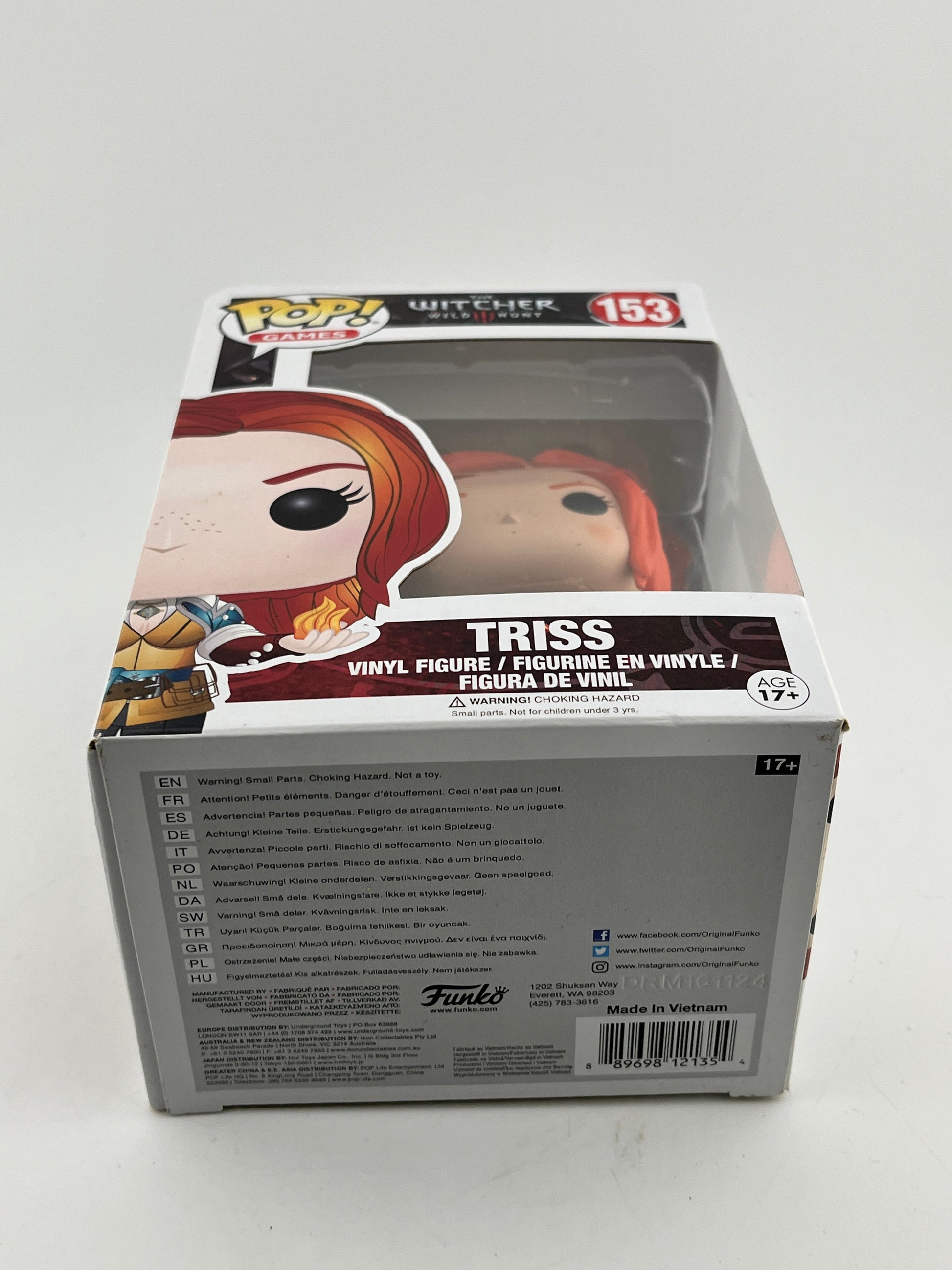 Funko POP! Games The Witcher Wild Hunt - Triss #153 - Vinyl Collectable FRENLY BRICKS - Open 7 Days