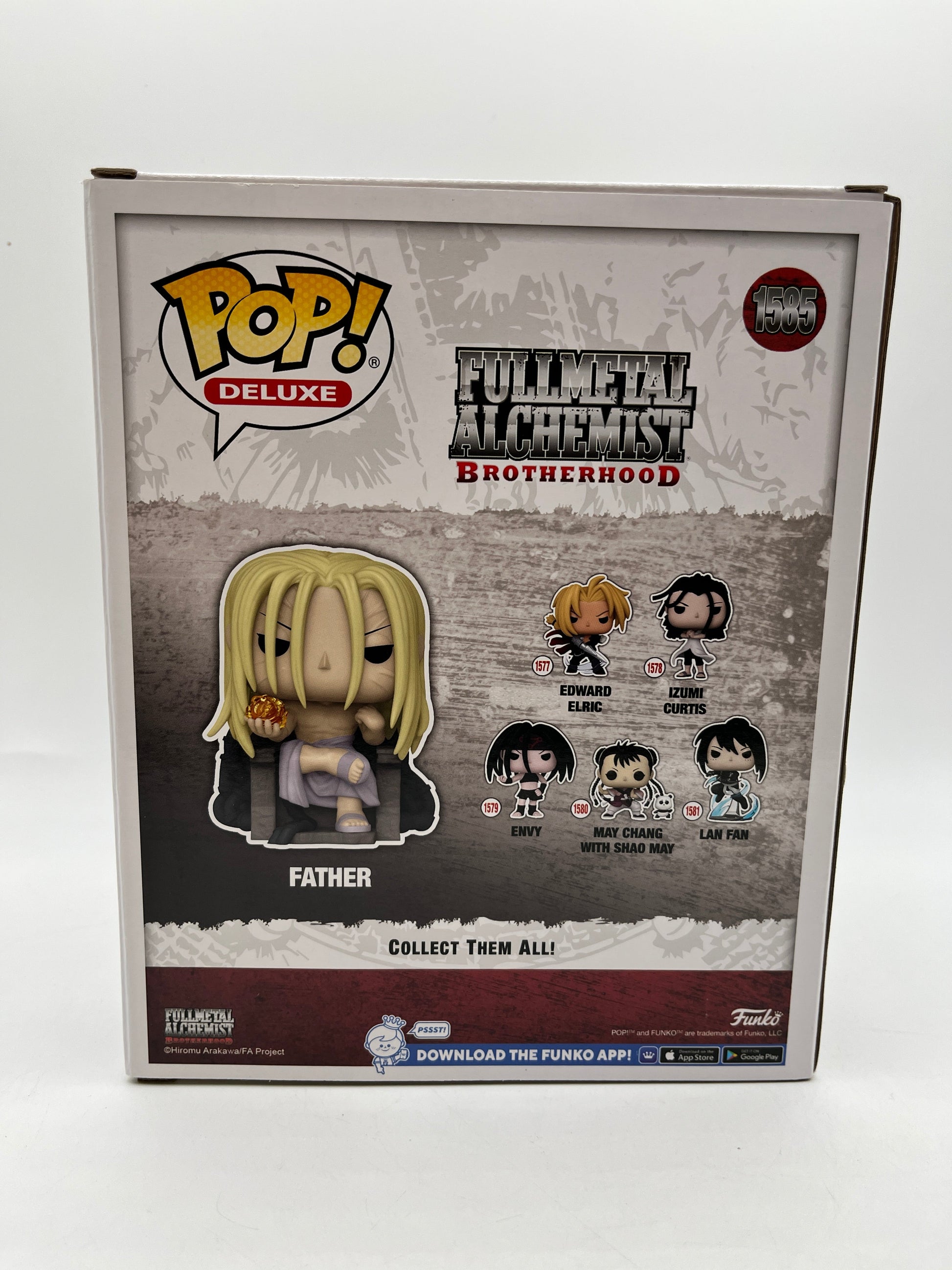 Funko POP! Deluxe FullMetal Alchemist Brotherhood #1585 - Limited Glow Chase Edition FRENLY BRICKS - Open 7 Days