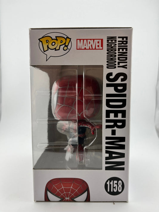 Funko POP! Marvel Spider-Man No Way Home - Friendly Neighbourhood Spider-Man #1158 FRENLY BRICKS - Open 7 Days