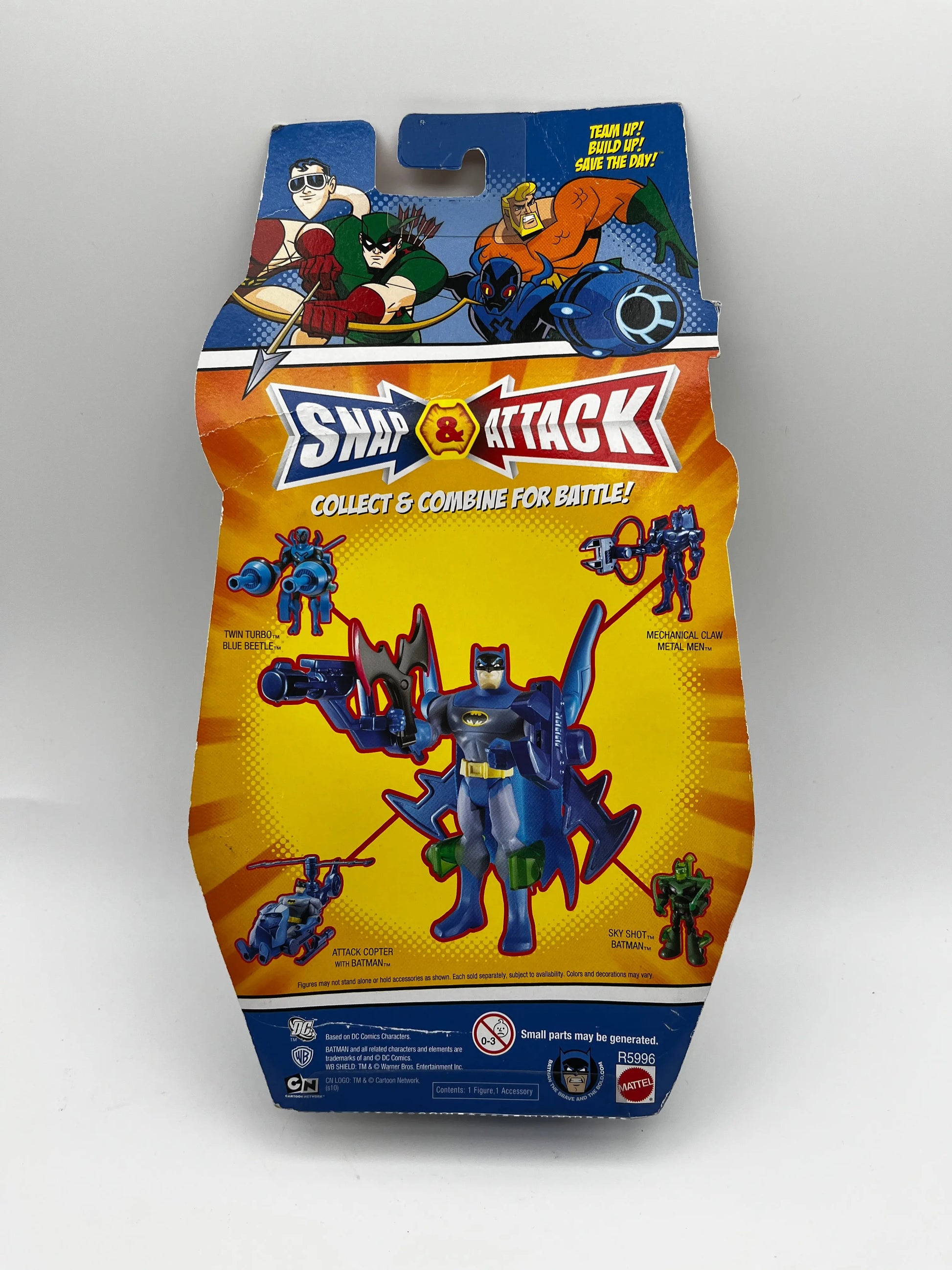 Mattel 2009 Snap & Attack Batman the Brave and the Bold Bataraxe Batman FRENLY BRICKS - Open 7 Days