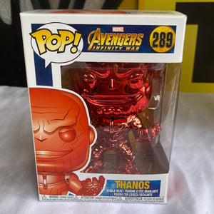 Funko POP! Thanos #289 RED CHROME FRENLY BRICKS - Open 7 Days