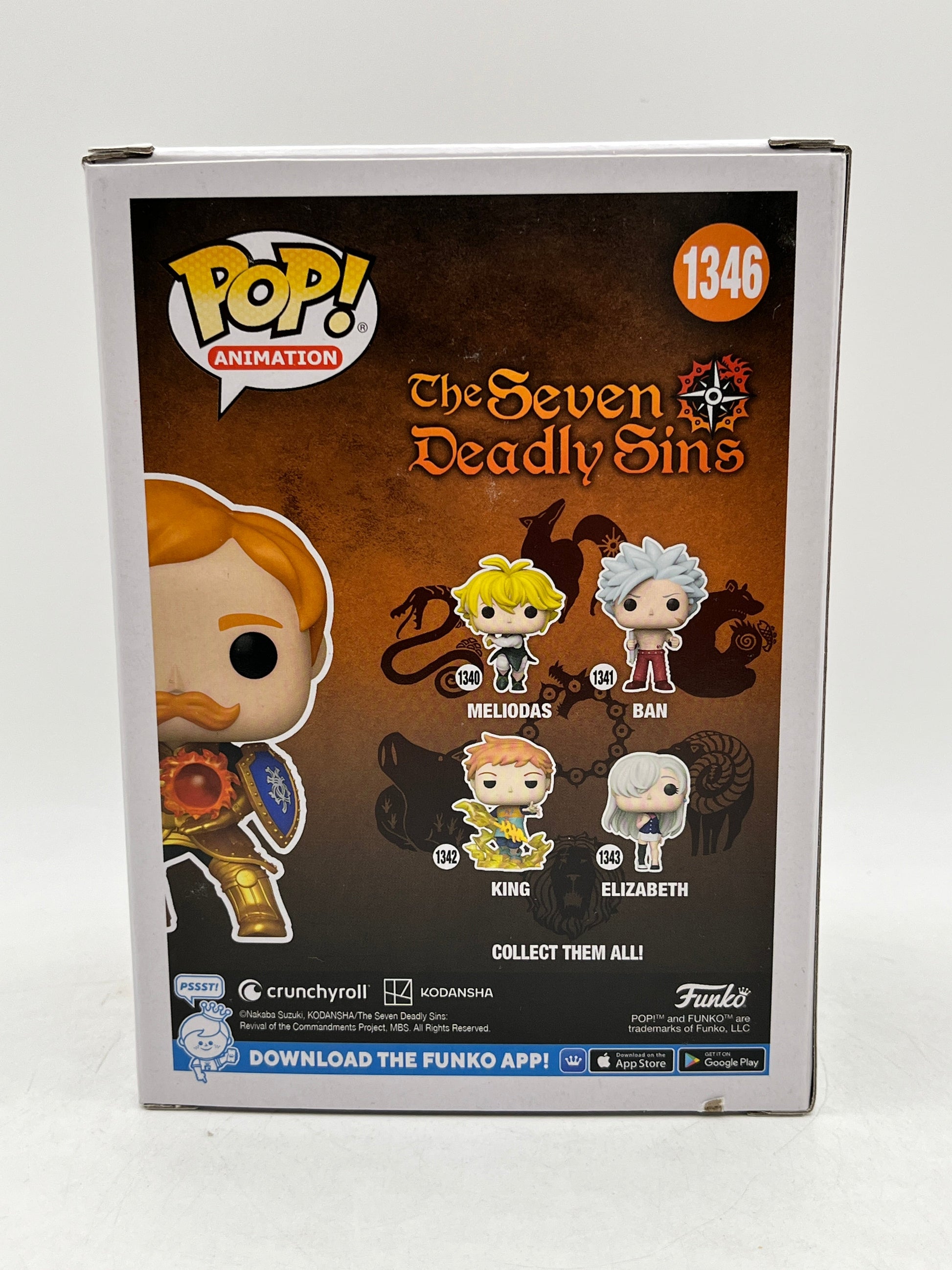 Funko POP! Animation The Seven Deadly Sins - Escanor #1346 - Special Edition FRENLY BRICKS - Open 7 Days