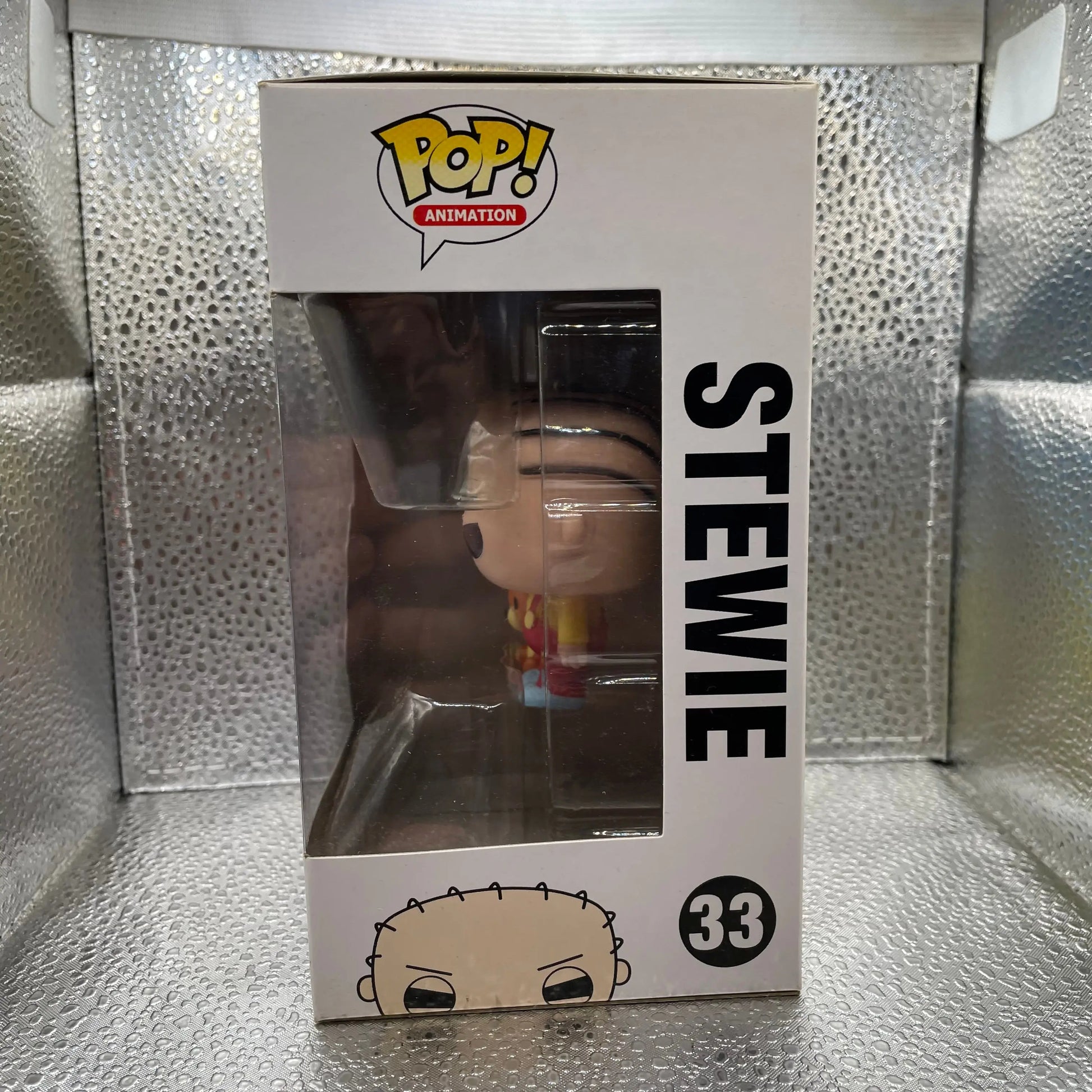 Funko POP! Animation Family Guy Stewie #33 Vinyl Figure DAMAGED FRENLY BRICKS - Open 7 Days