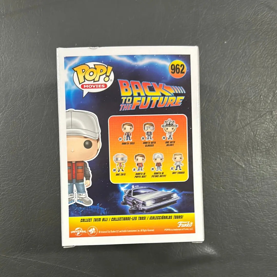 Funko Back To The Future - Marty in Future Outfit Pop! Movies Vinyl #962 FRENLY BRICKS - Open 7 Days