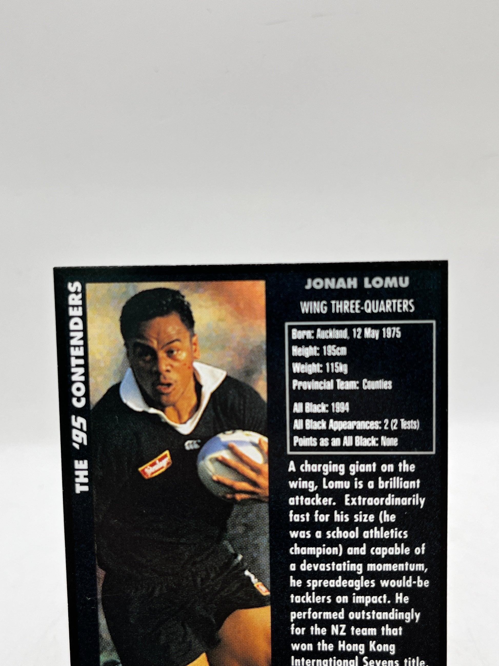 Jonah Lomu 1995 Dynamic Marketing Rugby Union - Rookie Card NZ All Blacks #21 - #2 FRENLY BRICKS - Open 7 Days