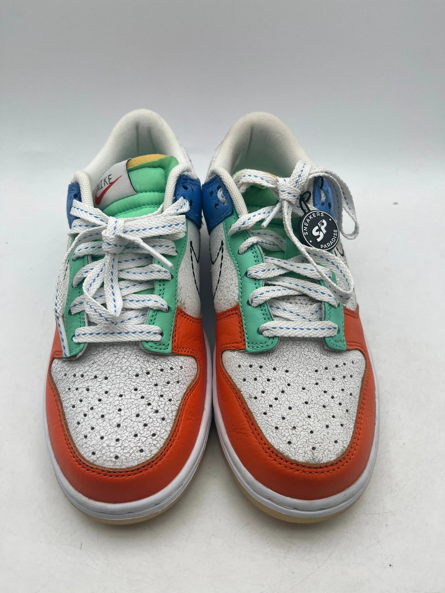 Nike Dunk Low GS 101 White Black Safety Orange DX3363-100 Size 6Y / 7.5 Wmns - New Condition FRENLY BRICKS - Open 7 Days