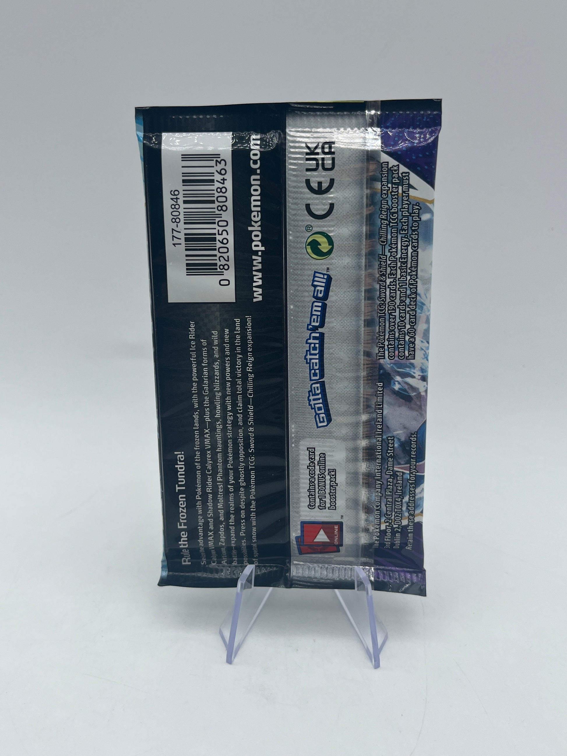 Pokemon TCG - Sword & Shield Chilling Reign  Booster Pack X5 - Art Set Sealed FRENLY BRICKS - Open 7 Days