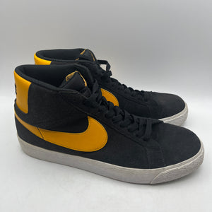 Nike Mens SB Zoom Blazer Mid 'Black University Gold' 864349 009 Size US11 FRENLY BRICKS - Open 7 Days