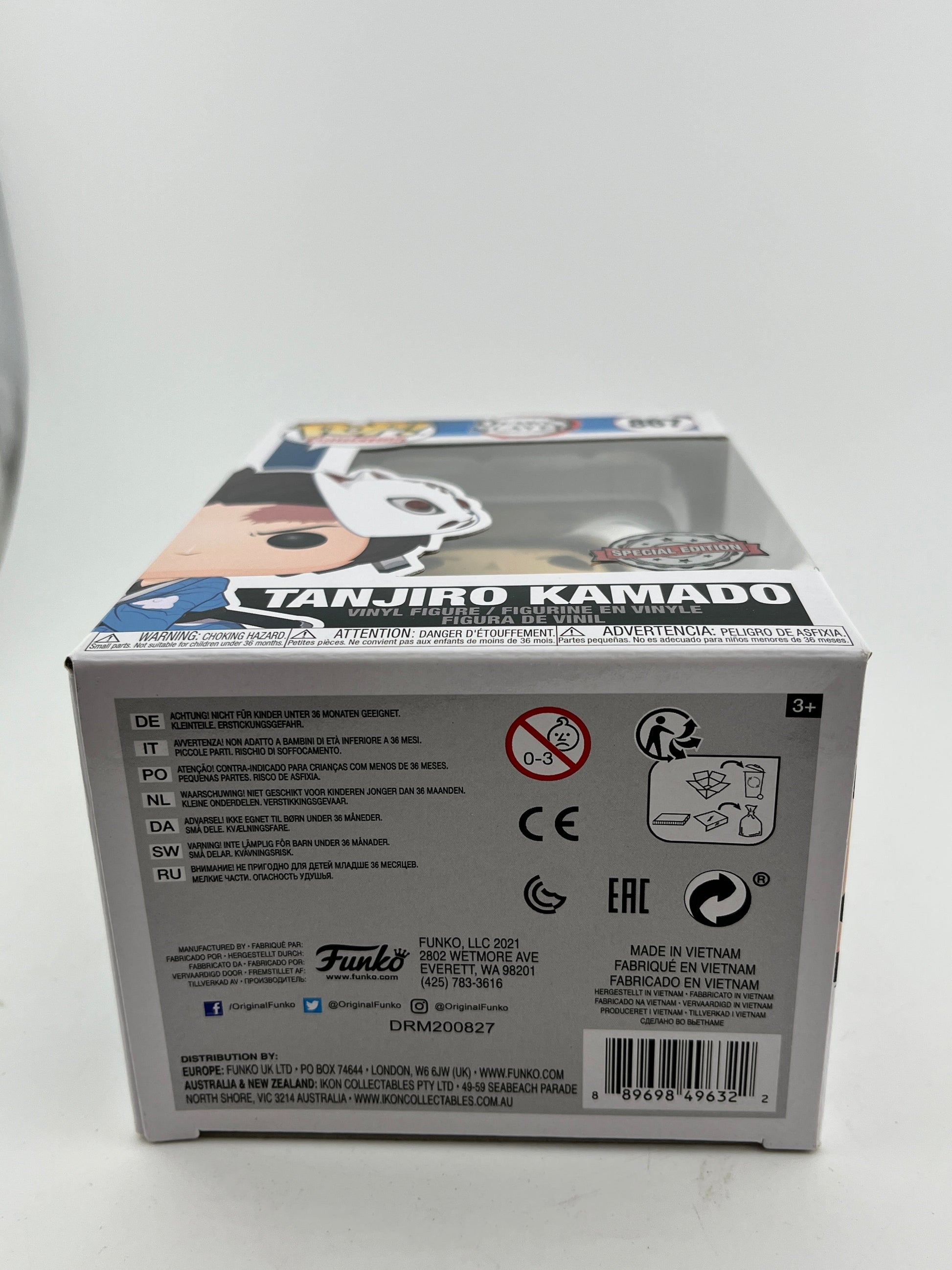 Funko POP! Animation Demon Slayer - Tanjiro Kamado #867 - Special Edition FRENLY BRICKS - Open 7 Days