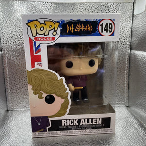 Funko Pop! Vinyl: Rick Allen #149 Def Leppard Drummer FRENLY BRICKS - Open 7 Days