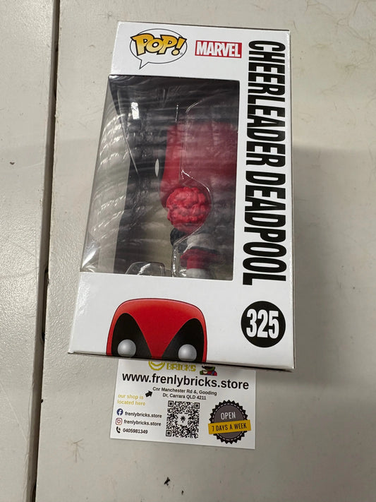 Funko Pop Vinyl #325 Marvel Cheerleader DeadPool Box Lunch Exclusive FRENLY BRICKS - Open 7 Days