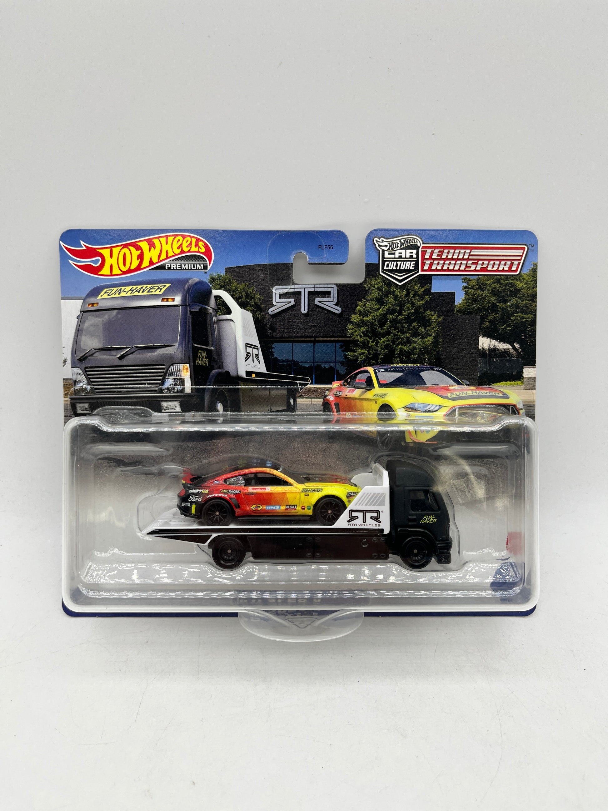 Hot Wheels Team Transport 23 Ford Mustang RTR Spec 5 Aero Lift No 50 HKF39 FRENLY BRICKS - Open 7 Days