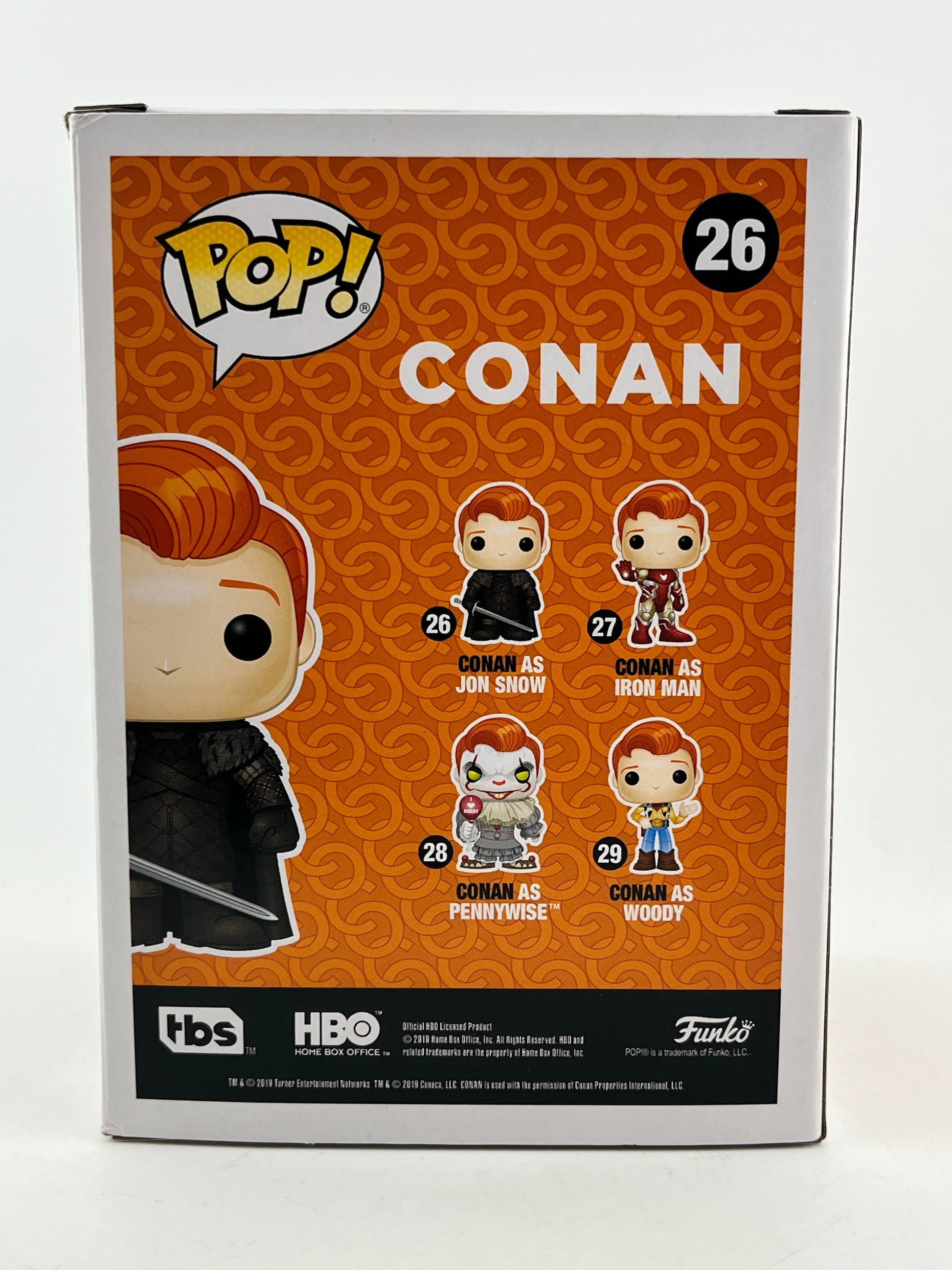 Funko POP! Conan - As Jon Snow #26 - Signed By Conan O’Brain FRENLY BRICKS - Open 7 Days
