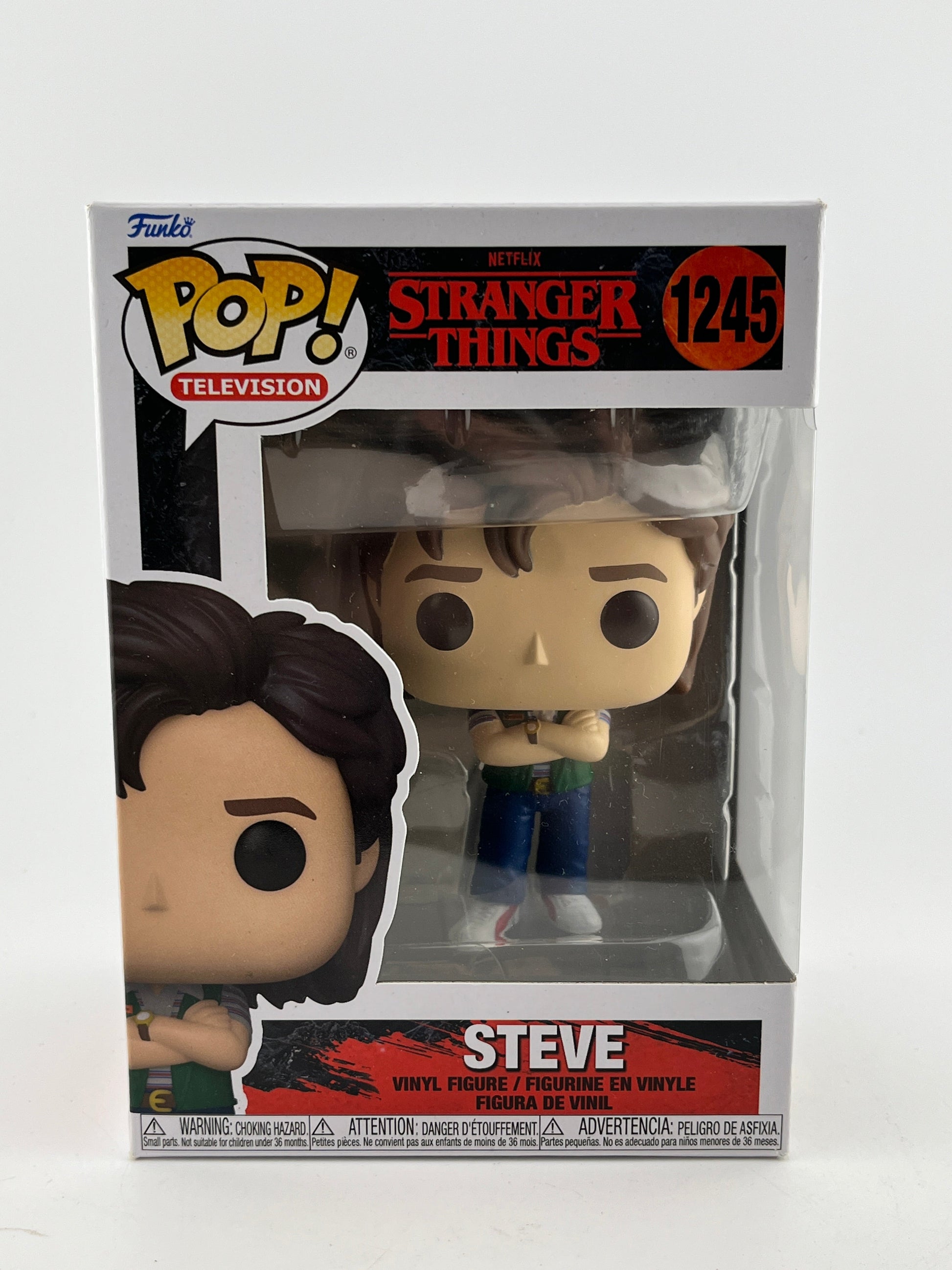 Funko POP! Television Netflix Stranger Things - Steve #1245 - Vinyl Collectable FRENLY BRICKS - Open 7 Days