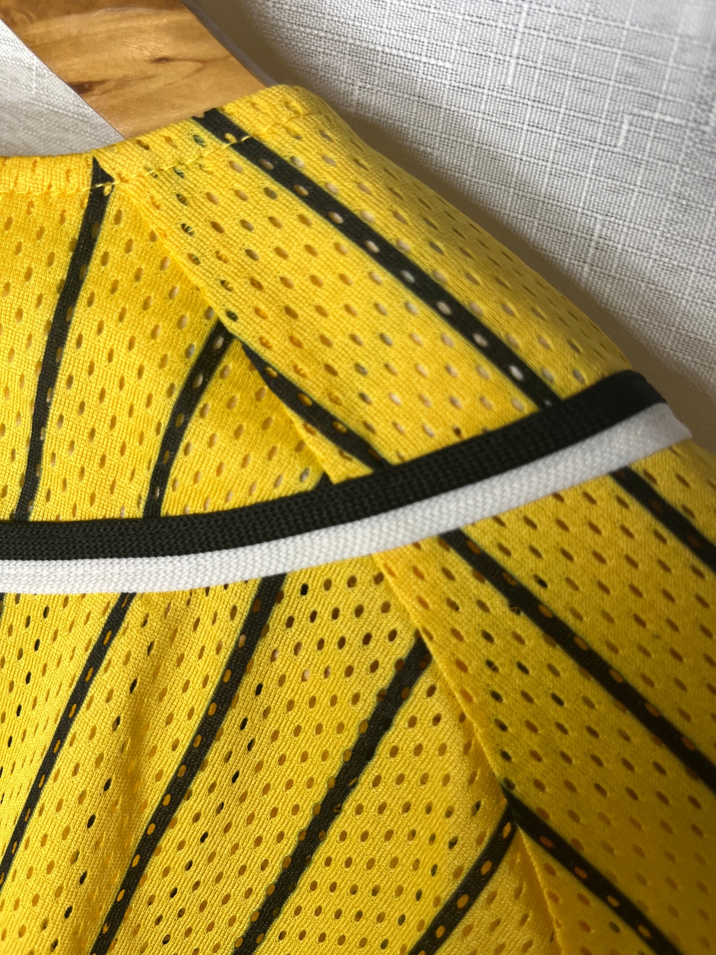Nippon Baseball Hanshin Tigers Yellow/Black Blank Jersey Large