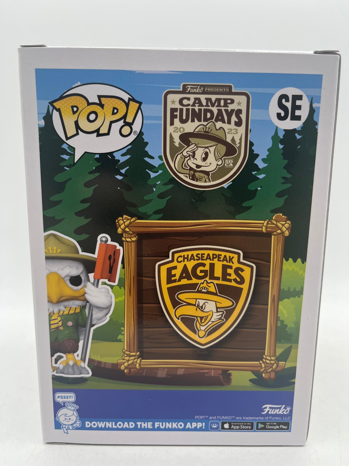 Funko Pop! Vinyl: Camp Fundays 2023 Chaseapeak Eagles 6500 Pcs Special Edition