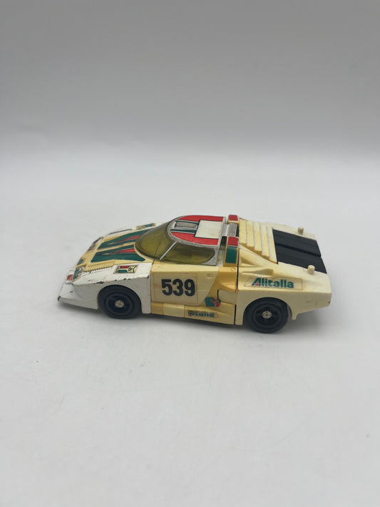1982 TRANSFORMERS G1 Wheeljack White 539 Race Car Vintage Hasbro Takara Robot FRENLY BRICKS - Open 7 Days