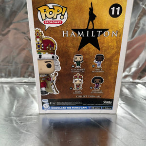 Funko POP Broadway - Hamilton - King George #11 FRENLY BRICKS - Open 7 Days