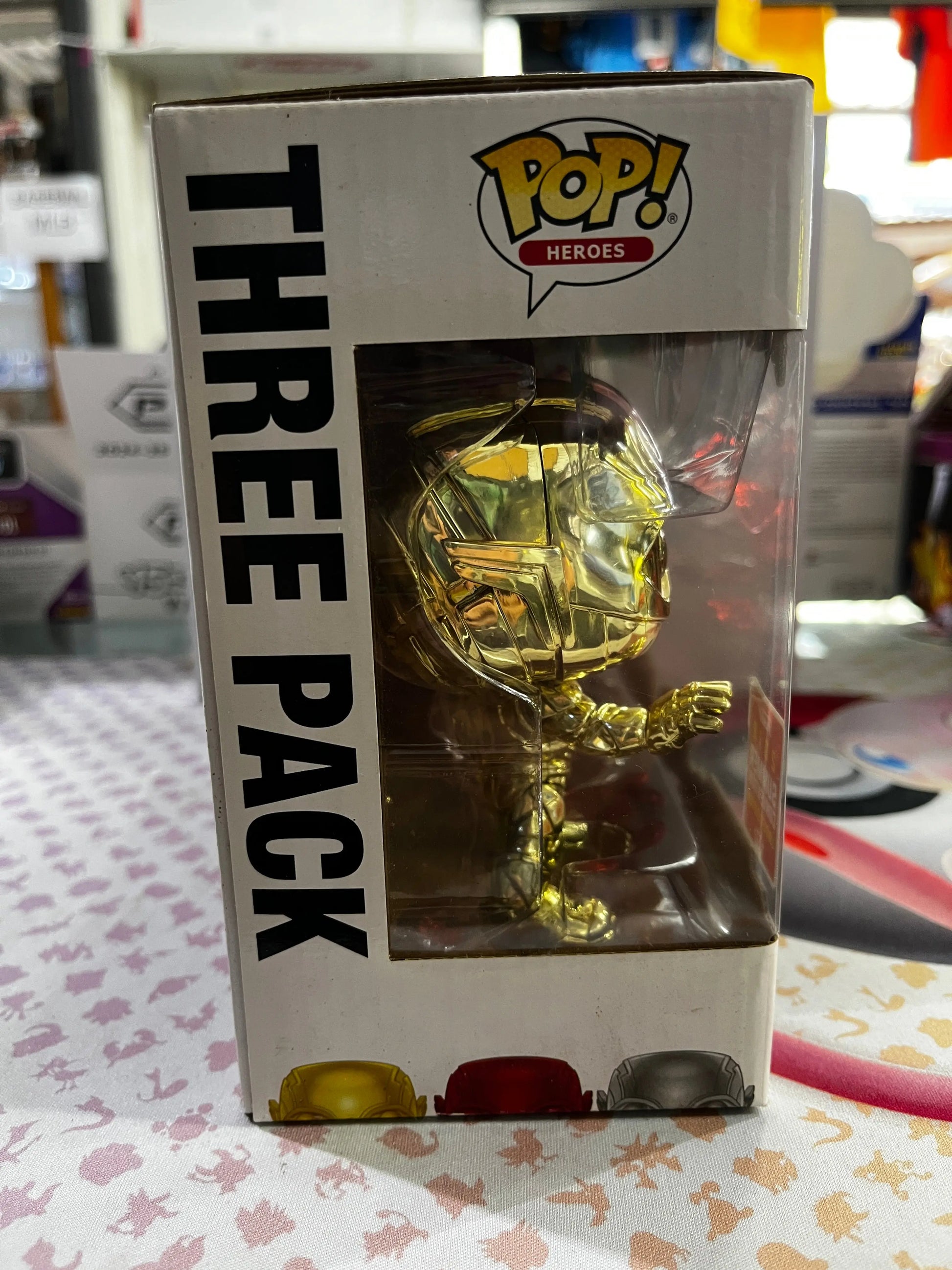 Funko Pop Vinyl Heroes Justice League The Flash (Three Pack) FRENLY BRICKS - Open 7 Days