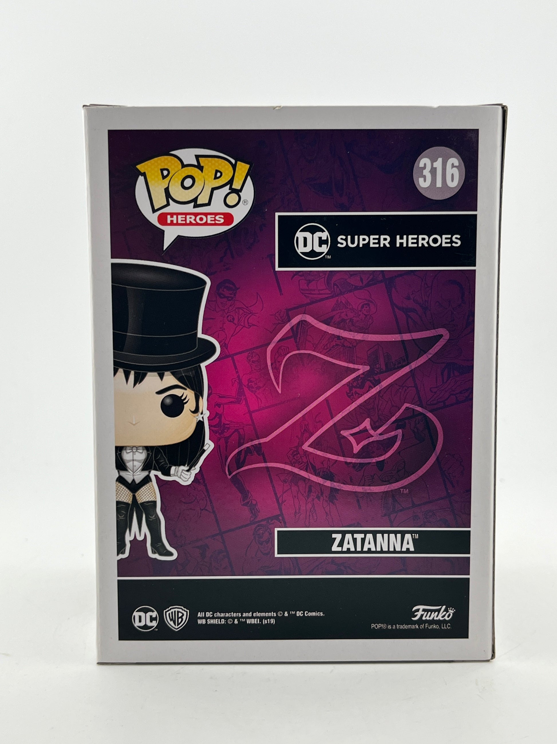 Funko POP! Heroes Dc Super Heroes - Zatanna #316 - 2020 Spring Limited Edition FRENLY BRICKS - Open 7 Days