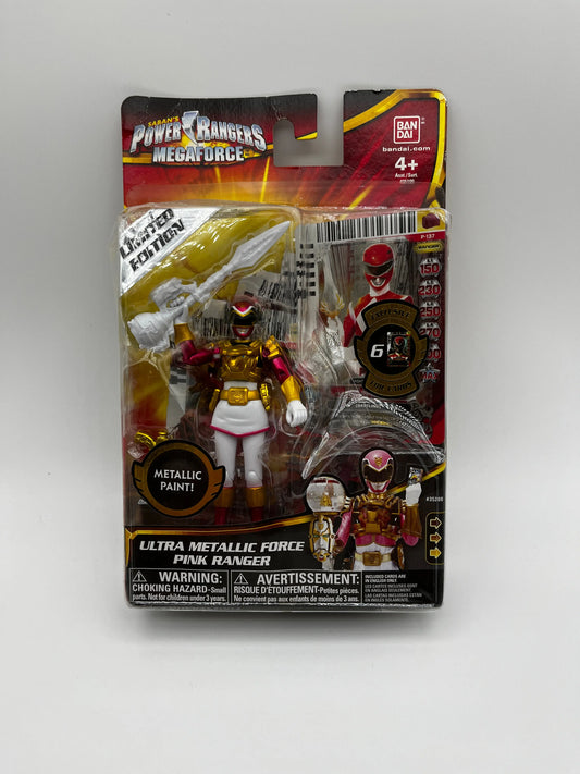 Ultra Metallic Pink Ranger Mega Force Power Rangers Bandai Limited Action Figure FRENLY BRICKS - Open 7 Days