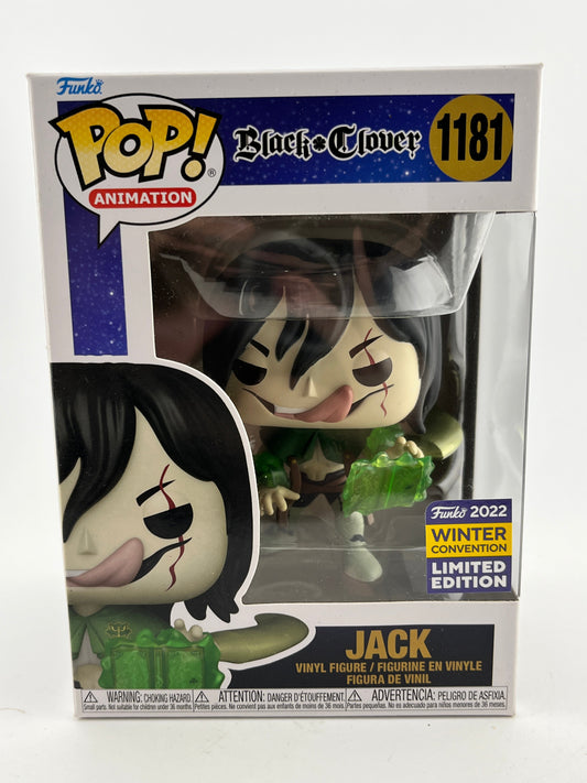 Funko POP! Animation Black Clover - Jack #1181 - 2022 Limited Edition FRENLY BRICKS - Open 7 Days