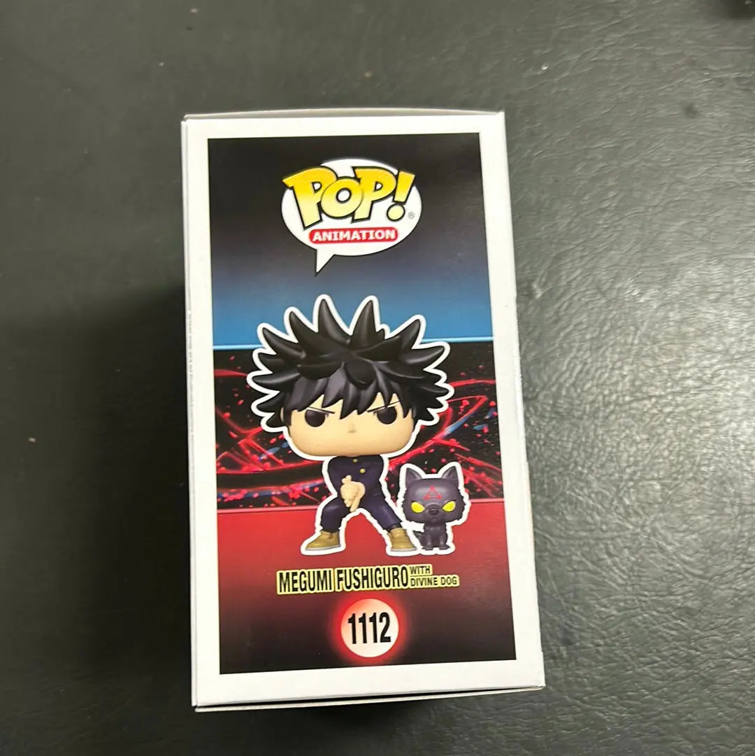 Funko Pop! Jujutsu Kaisen - Megumi Fushiguro with Divine Dog #1112 FRENLY BRICKS - Open 7 Days