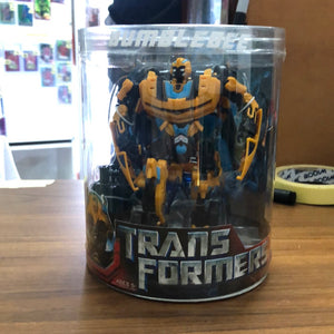 Transformers Movie Deluxe Exclusive Figure in Canister Bumblebee 2007 FRENLY BRICKS - Open 7 Days