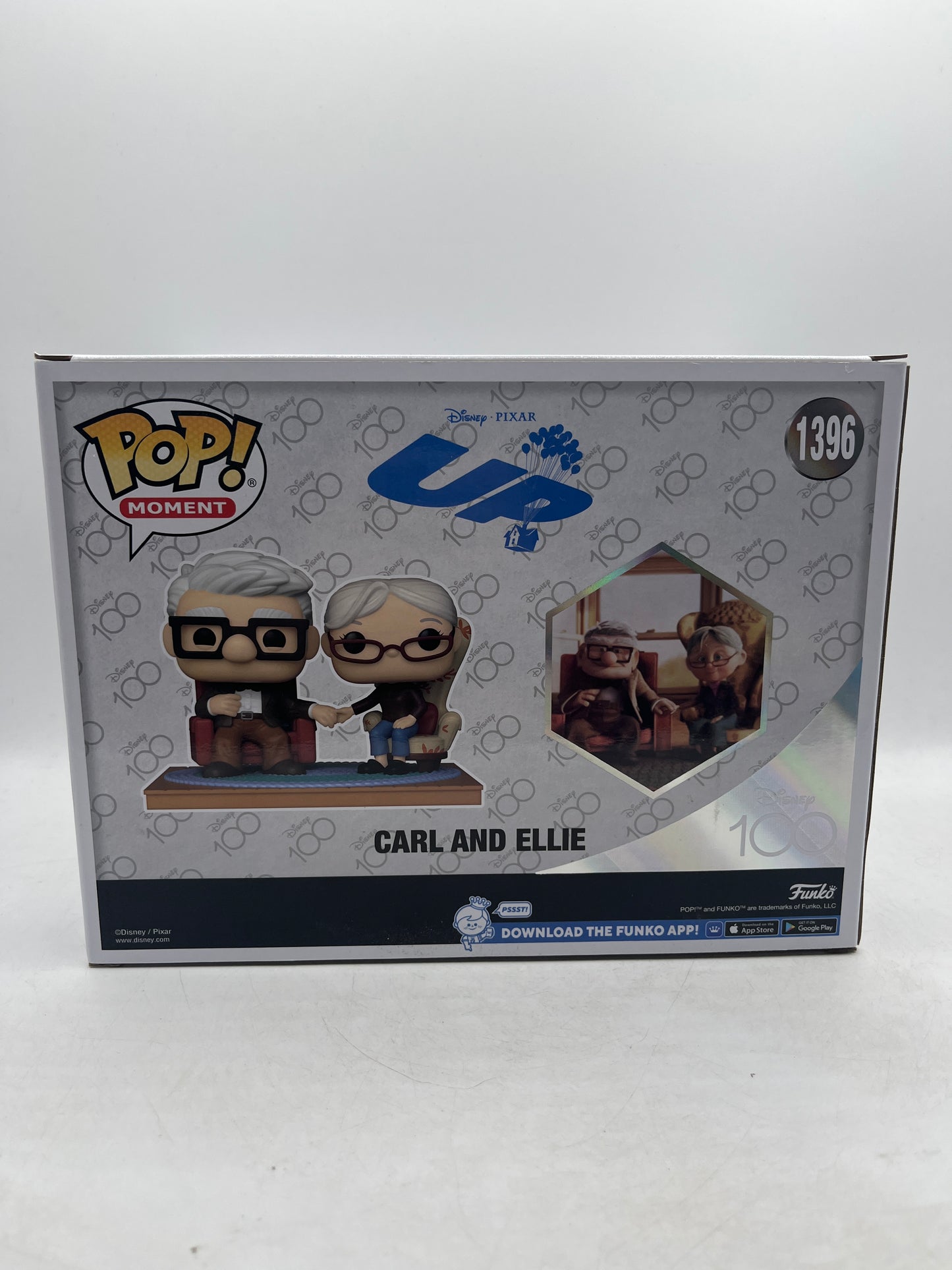 Funko Pop Moments Disney Pixar #1396 UP Carl and Ellie, Disney 100 Exclusive