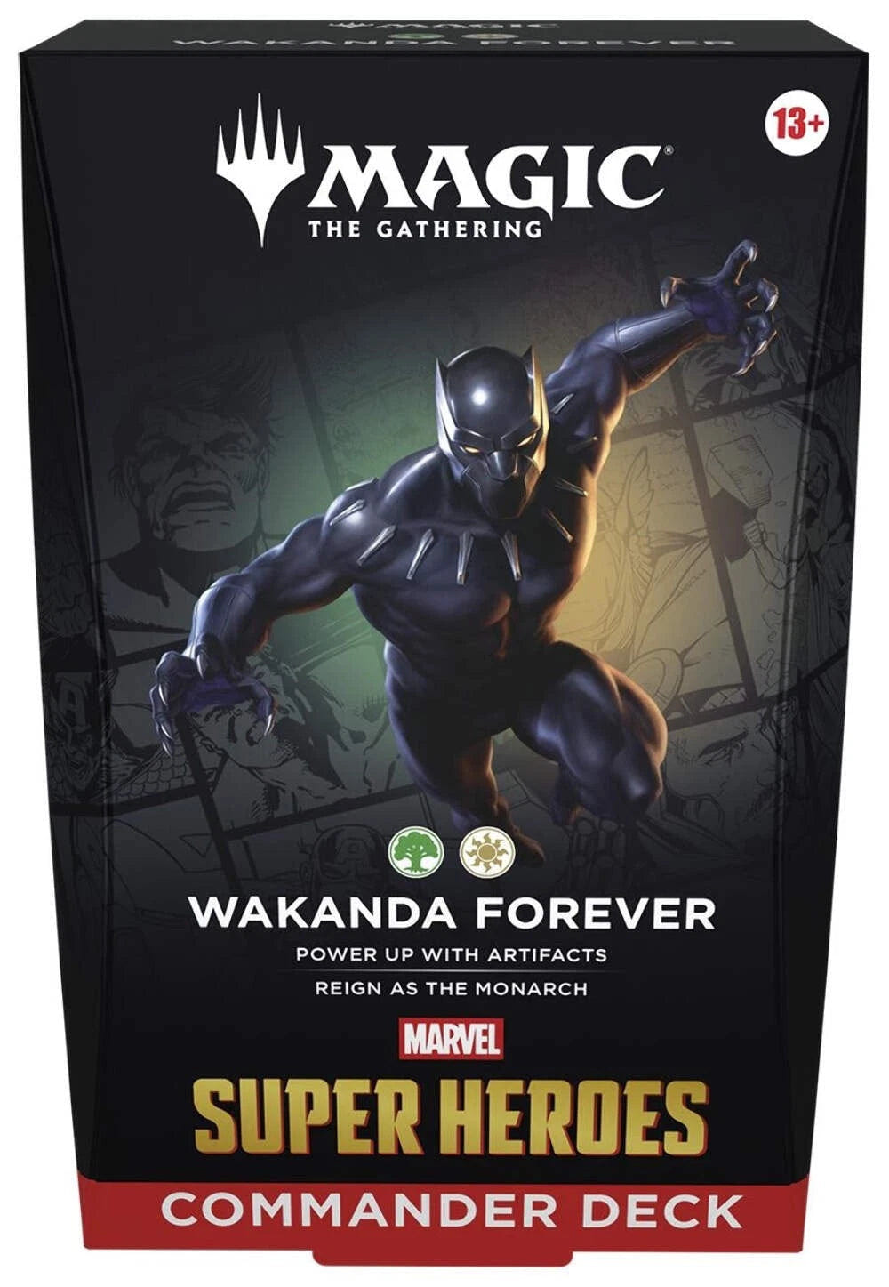MTG Wakanda Forever Marvel Superheroes Commander Deck Magic The Gathering Sealed FRENLY BRICKS - Open 7 Days image 1