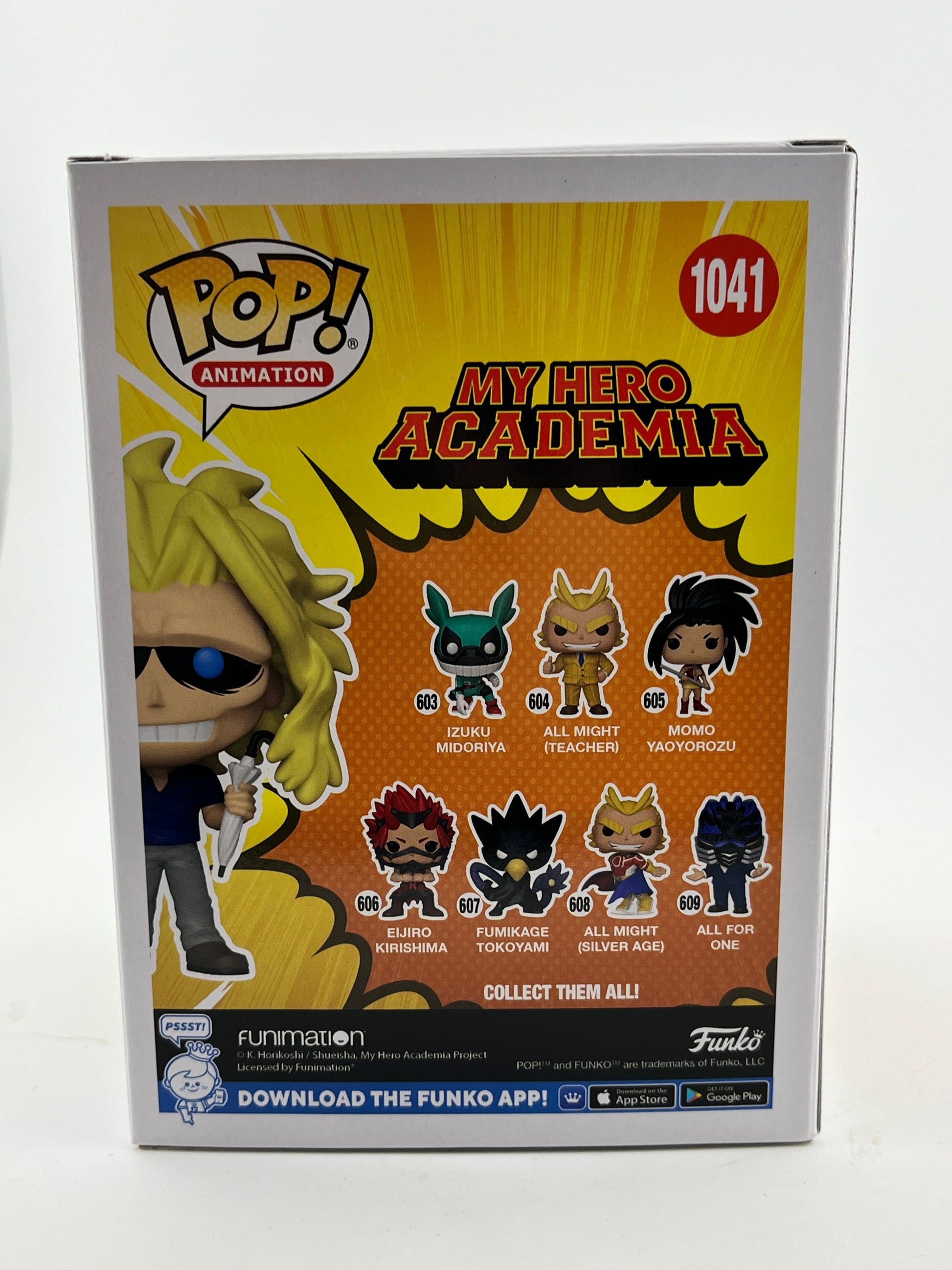 Funko POP! Animation My Hero Academia - All Might #1041 - 2021 Fall Limited Edition FRENLY BRICKS - Open 7 Days
