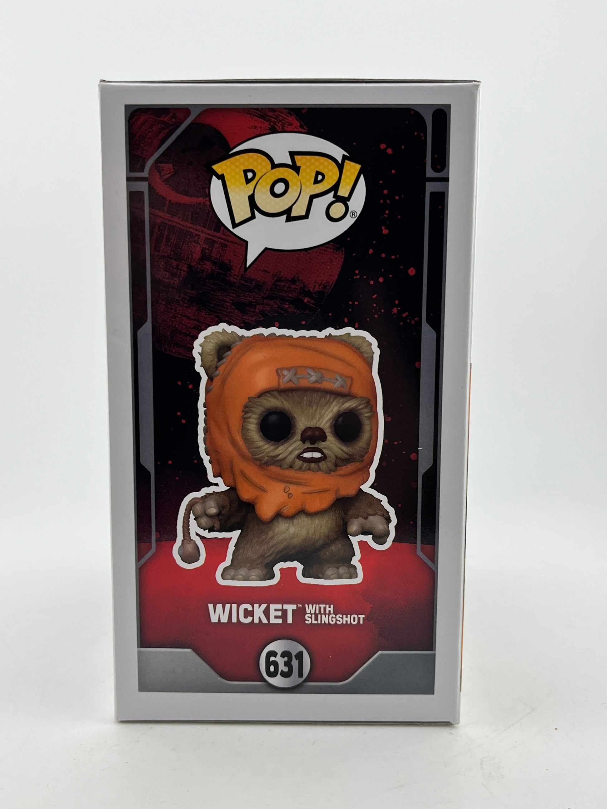 Funko POP! Star Wars - Wicket With Slingshot #631 - 2021 Summer Limited Edition FRENLY BRICKS - Open 7 Days