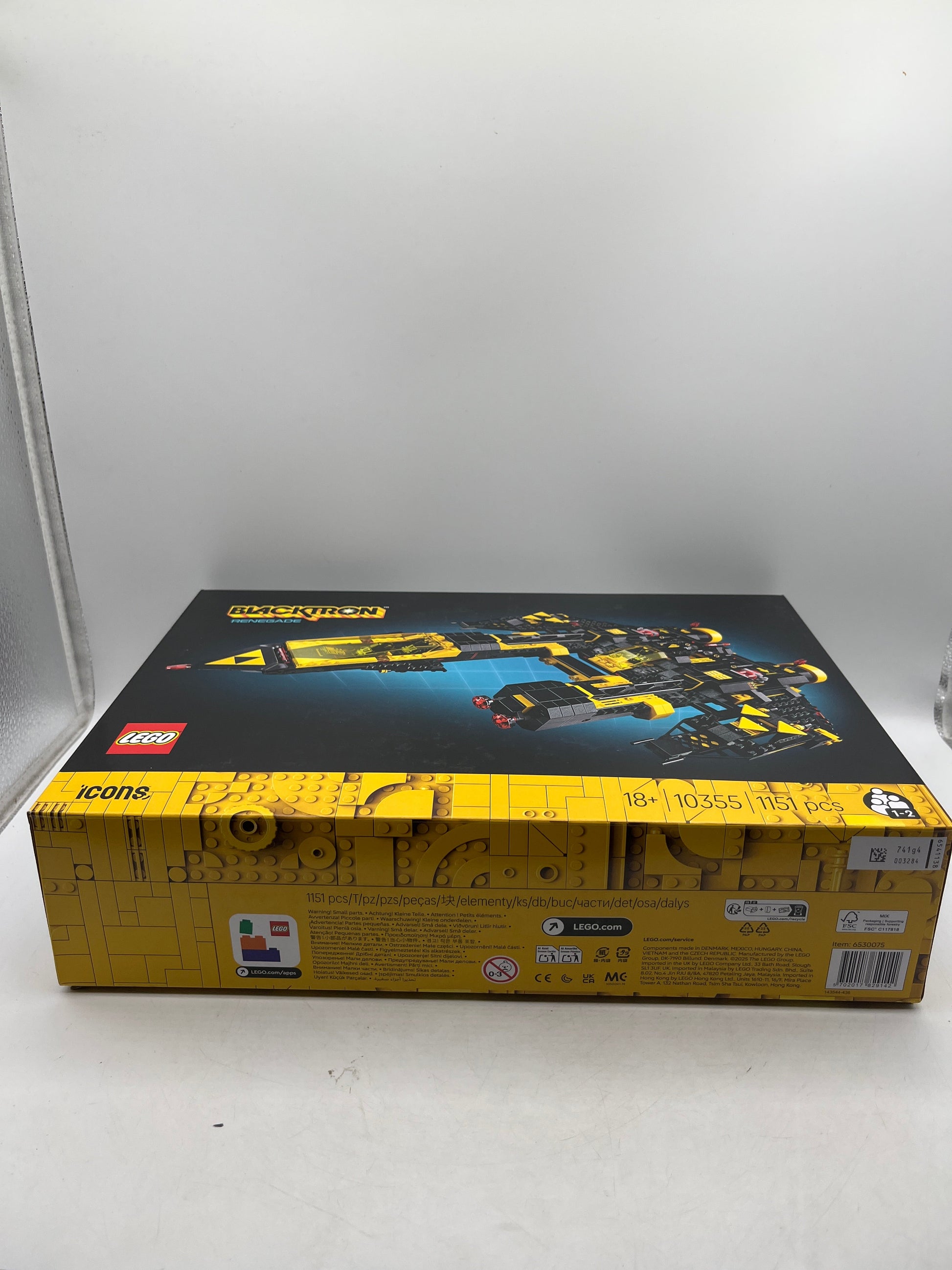 LEGO Icons 10355 Blacktron Renegade Ship Black Yellow FRENLY BRICKS - Open 7 Days