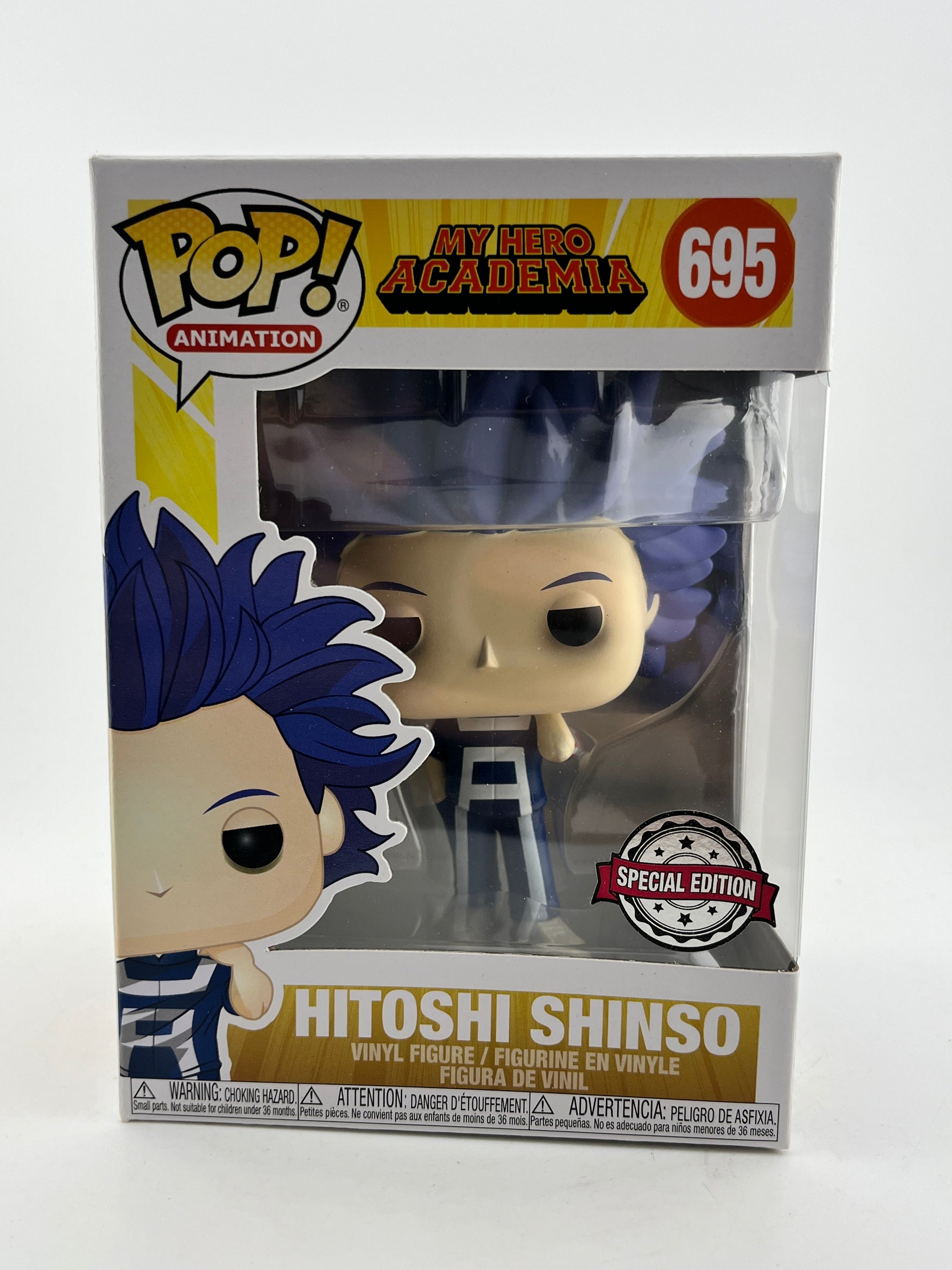 Funko POP! Animation My Hero Academia - Hitoshi Shinso #695 - Special Edition FRENLY BRICKS - Open 7 Days