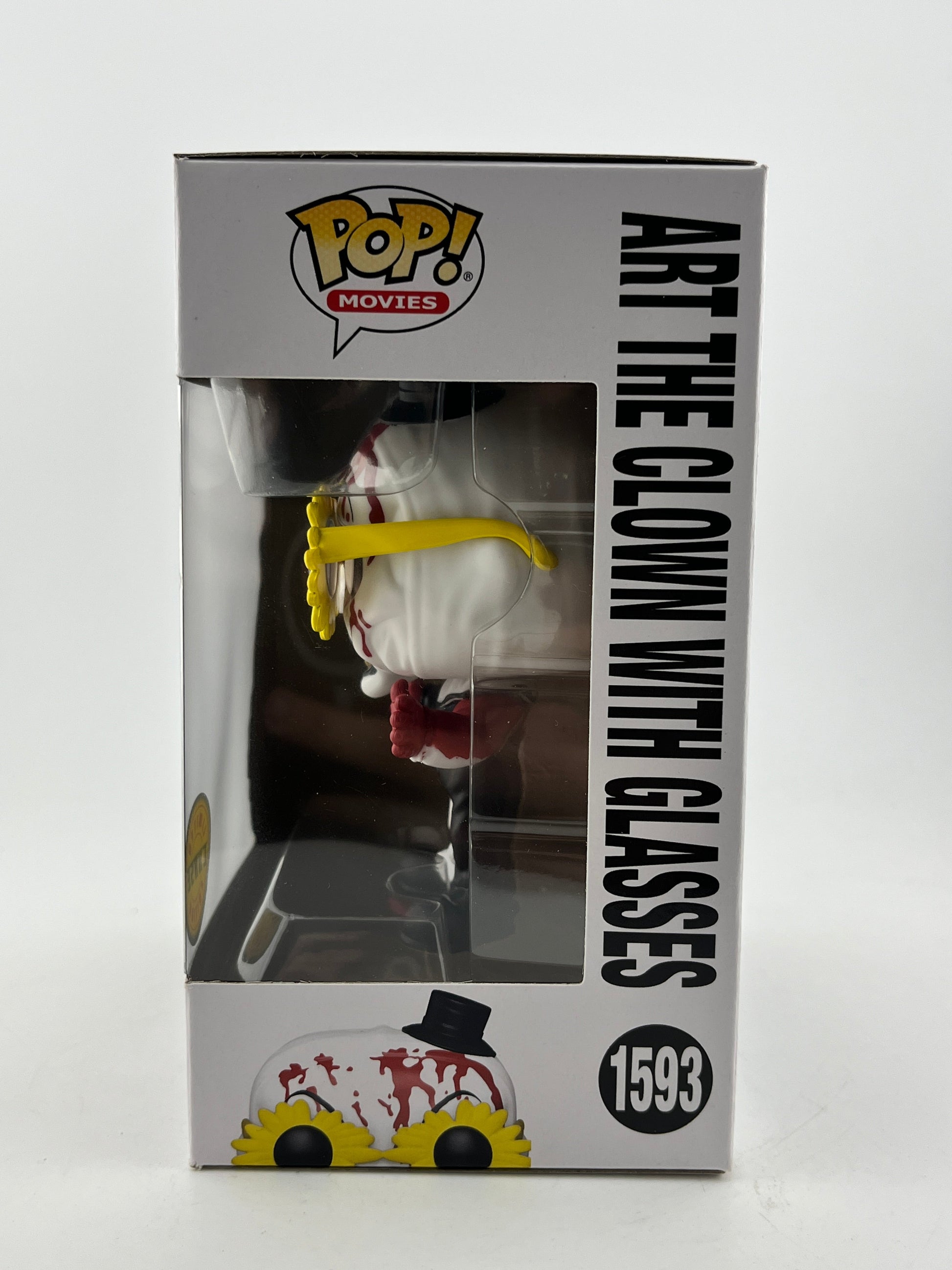 Funko POP! Movies Terrifier - Art The Clown With Glasses #1593 - Chase Limited Edition FRENLY BRICKS - Open 7 Days